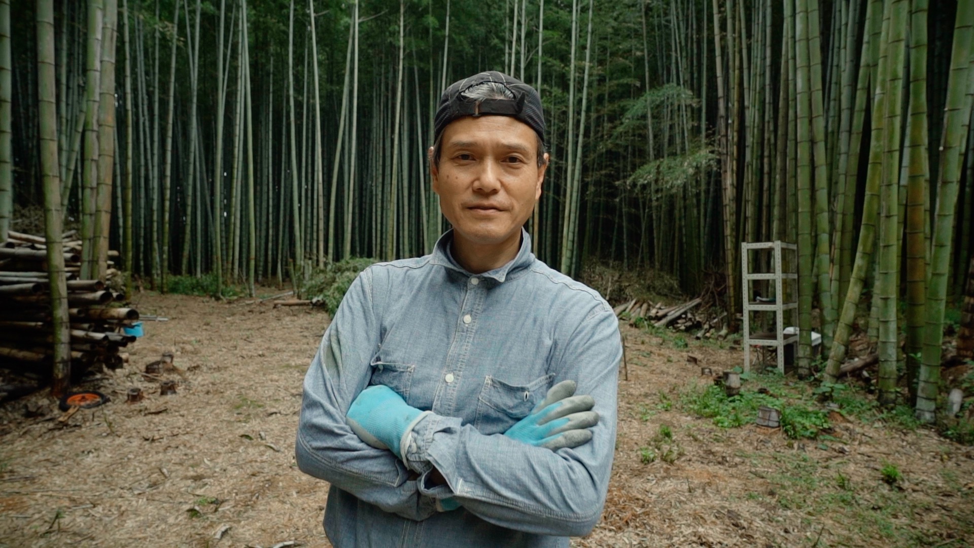 放置竹林の整備に取り組み、より環境に配慮したまちを目指す「火曜日の竹林隊」の本田さん